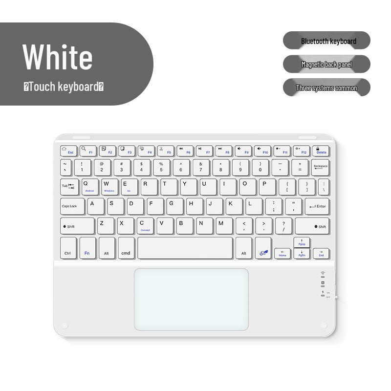

Magnetic Wireless Bluetooth Keyboard & Touchpad Set for iPad & Tablets Single Keyboard