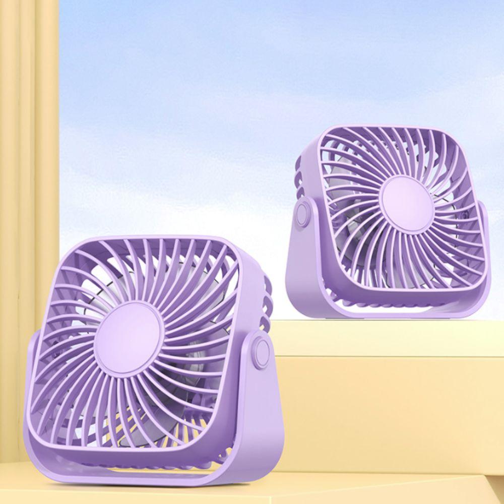 360° Rotating Electronic Fan 3 Speed Small Standing Fans Student Fan Table Cooling Fan Dormitory