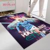 football star Carpet Rug for Living Room Bedroom Home Sofa Decoration,Kids play Nonslip Floor Mat