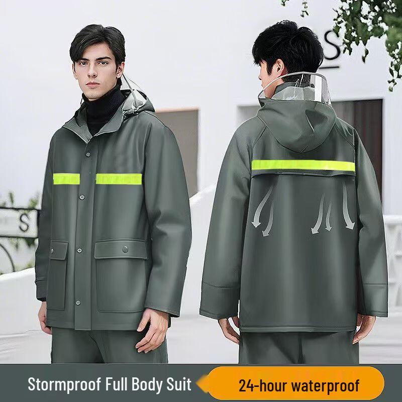 

Men s Split Motorcycle Rain Suit XL