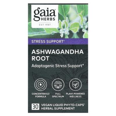 Gaia Herbs, Ashwagandha-Wurzel, 30 vegane Flüssig-Phyto-Kapseln