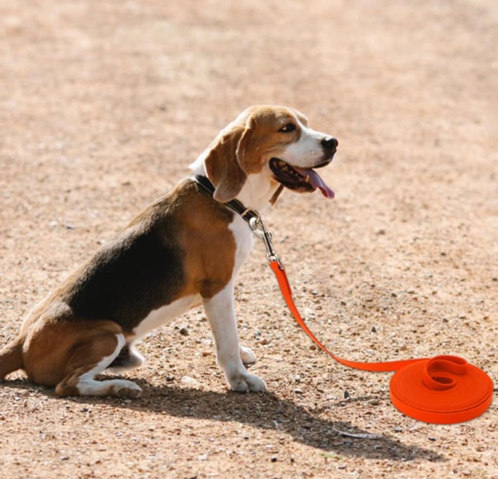 YYKSYDPT Waterproof PVC Dog Recall Long Dog Suitable for and Swimming for Medium and Large Dogs Leash, 3M/5M/10M/15M Leash, Training, Tracking, Beach,
