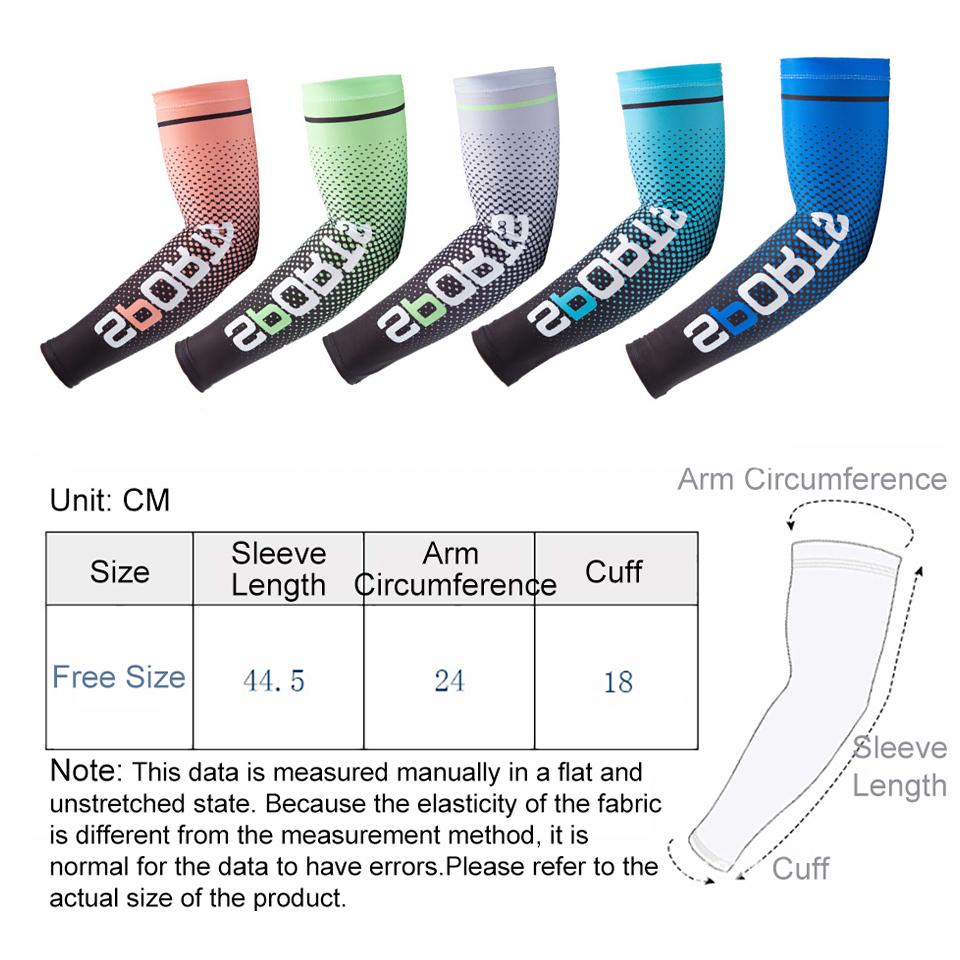 Loogdeel Sports Long Gloves Cycling Fishing Hand Protector UV Protection Arm Guard for Women Men Bike Ice Silk Cool Arm Sleeves