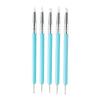 HOT 5Pcs Sculpture Dotting Pen Nail Art Silicone Brush Colorful  Carving Flower Painting DIY Manicure Tools Embossing