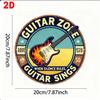 Retro Music Metal Wall Sign Vintage Decorative Tin Plaque for Home Bar and Cafe Decor