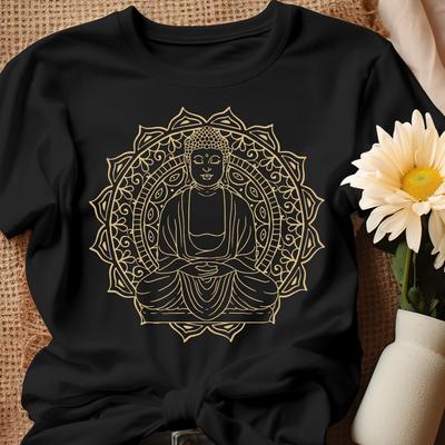 26 Yoga Buddha Statue Zen For Men And Women Yoga Lovers Meditation T-shirt Yoga Unisex T-Shirt