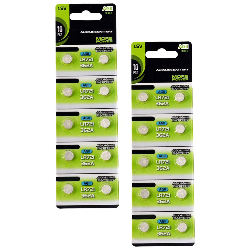 Pack of 10/20 AG11 LR58 1.55V Alkaline Button Batteries Button Cell Battery Replacement for Toy Calculators Battery