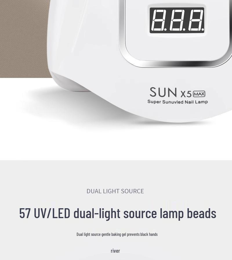 Quick-Dry Induction Nail Lamp: Salon-Grade Phototherapy Machine for Gel Polish—No Darkening of Hands