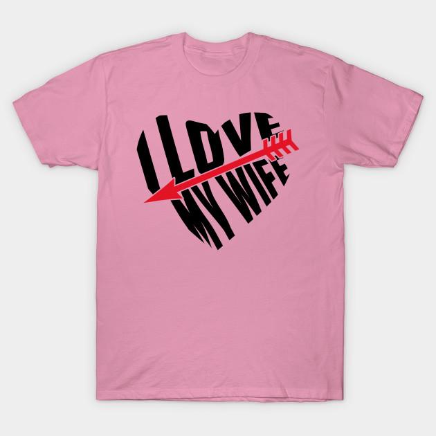 T Shirt Women T Shirt I Love My Wife Harajuku Print Kawaii Tshirt Summer Short Sleeve Female T-Shirt Top Tee