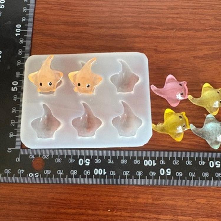 3D Devil Fish Desktop Ornament Mold Silicone Mould For Handmade Resin Projects And Artistic Detailing Jewelry Tool