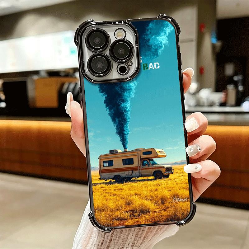 Breaking Bads Heisenberg Plating Phone Case For Iphone 16 17 Pro Max Air 16E 14 15 Plus 12 13 Mini Anti-Fall Airabag Cover