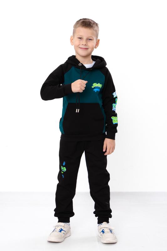 Boys' insulated outfit – Printed zip hoodie and sporty pants, Demi-season 6228-023-33-4-1 HC