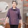 Elderly Women's Spring Lapel Jacket