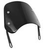 Sakurawing Universal Motorcycle Windscreen Windshield with Metal Fittings, Light Cowl, Meter, Round Eyes, Light Visor, Motorcycle