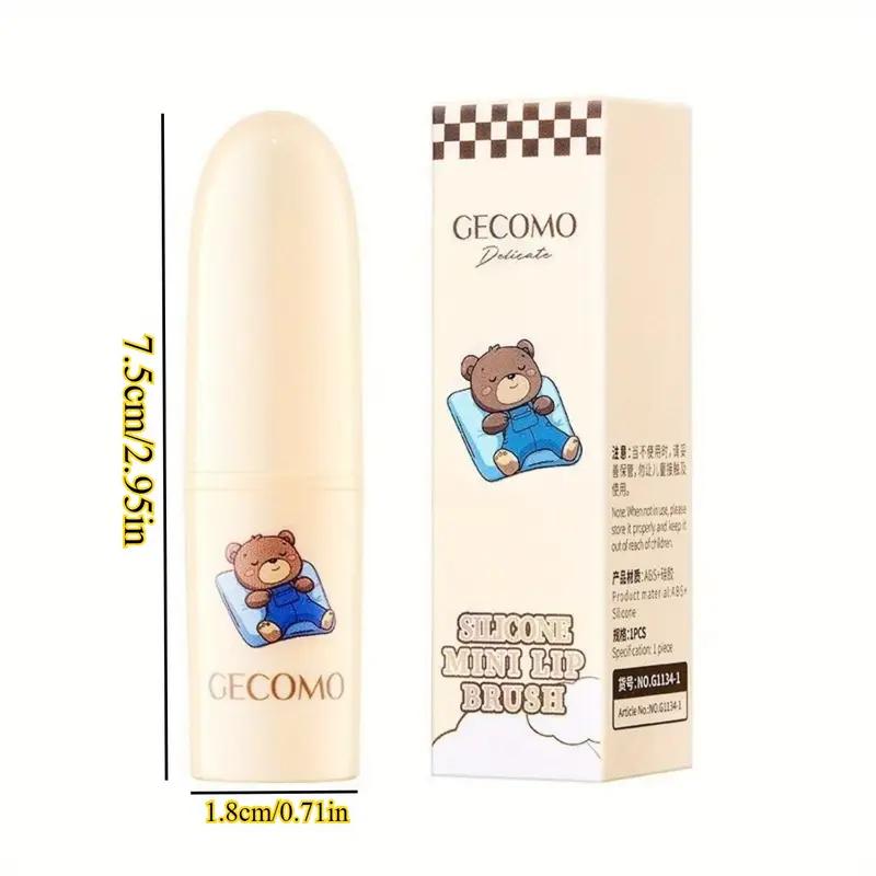 

1 шт. Силиконовая мини-кисть для губ Натуральная Q Эластичная Кисть для макияжа губ для помады Легко чистить Инструмент для красоты 1PCS жёлтый