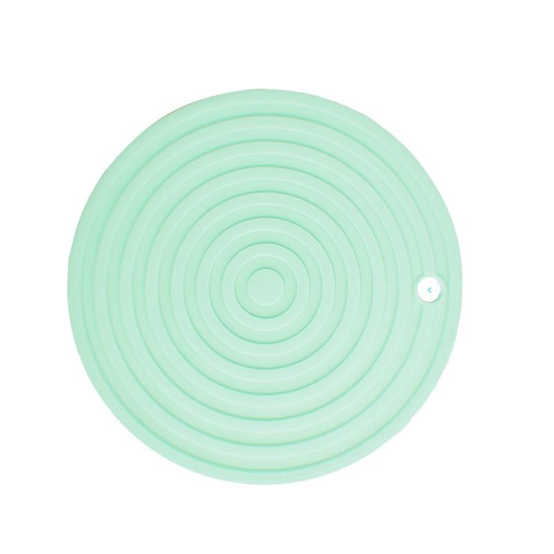 24CM Large Round Silicone Pad Anti-scalding Insulation Pad Placemat Pot Pad Plate Pad High Temperature Household Table Mat