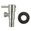 304 Stainless Steel Faucet Triangle Valve Replacement 1/2 Inch Thread Angle Filling Valves Parts Angle Triangle Valves For Basin