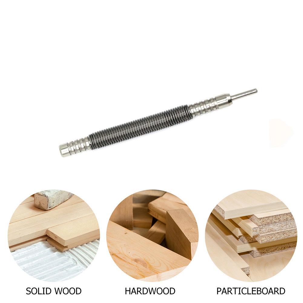 2 Pieces Spring Tools Hammerless Center Punch Hammerless Spring Pin Punch Steel Single/Double Ended Force Door Pin Removal Tool