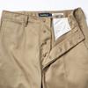 EDWARDMAX 100% Cotton Officer Chino Pants Japan Fabric Beige