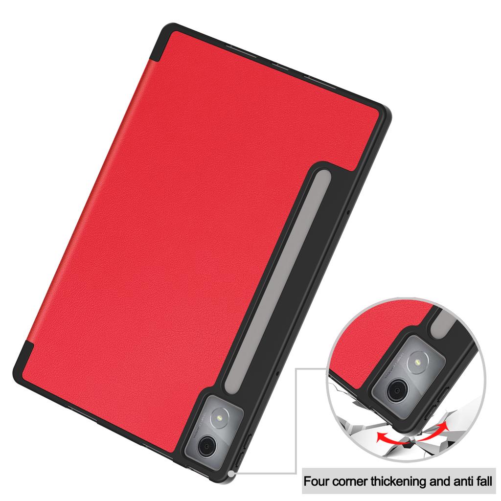 For Lenovo Idea Tab Pro Case Tri-Fold Stand Leather + PC Tablet Cover with Pen Holder