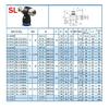 5 Stuks PCF/SL/PB/PC/PL Connector 1/8" 1/4" 3/4" 1/2" Schroefdraad Water Lucht Slang Fitting 6/8/10/12mm Luchtbuis Pneumatische Fitting auto Drukregelaars 5