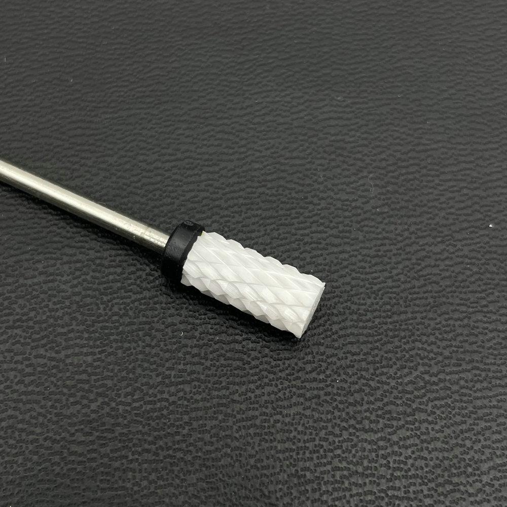 1Pc White Ceremic Nail Drill Bits Ceramic Cuticle Clean Bur Rotary Milling Cutters for Manicure Pedicure Dental Polishing Burs