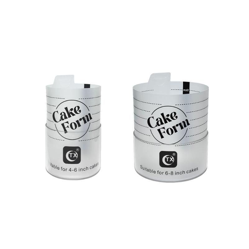 

Регулируемая круглая форма для торта, выдвижное кольцо для муссового торта, акриловое круглое кольцо для выпечки, инструменты для торта