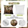 Cat Float, Roses, Lilies Digital Printing Pillow Cover Short Plush Suitable Living Rooms Bedrooms Sofas Throw Cushion Cover
