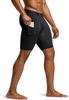 Tesla Short Sports Tights Compression Running Gym Men's [UV Protection, Sweat-Wicking, Quick-Drying] Wear, Leggings, Training, Fitness, Pants,