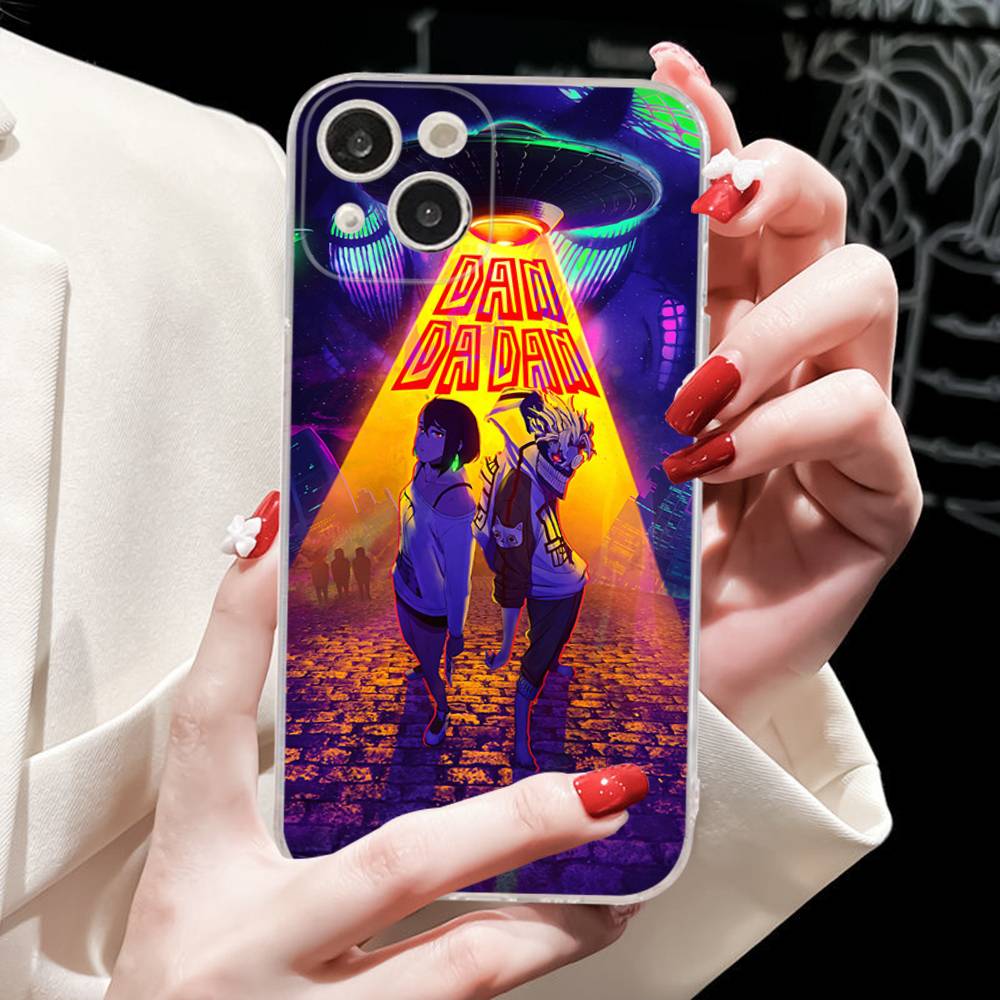 Anime DandadanS Hot New Transparent TPU Phone Case For IPhone 17 11 12 13 14 15 16 Pro Max 16 Plus Cover