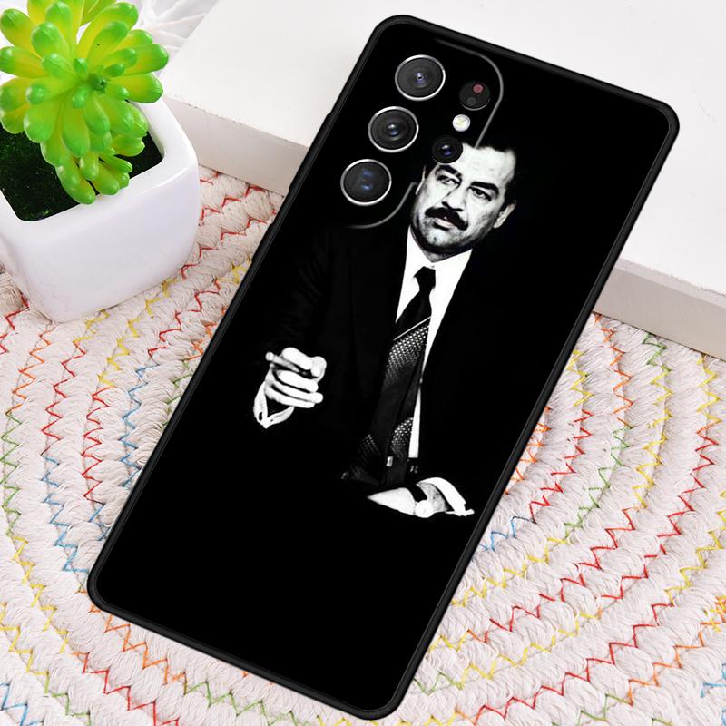 Saddam Hussein Iraq Arabic soft Phone Case For Samsung Galaxy note 10 pro S26 S25 S24 S23 S22 Ultra Plus S21 FE S20 Cover