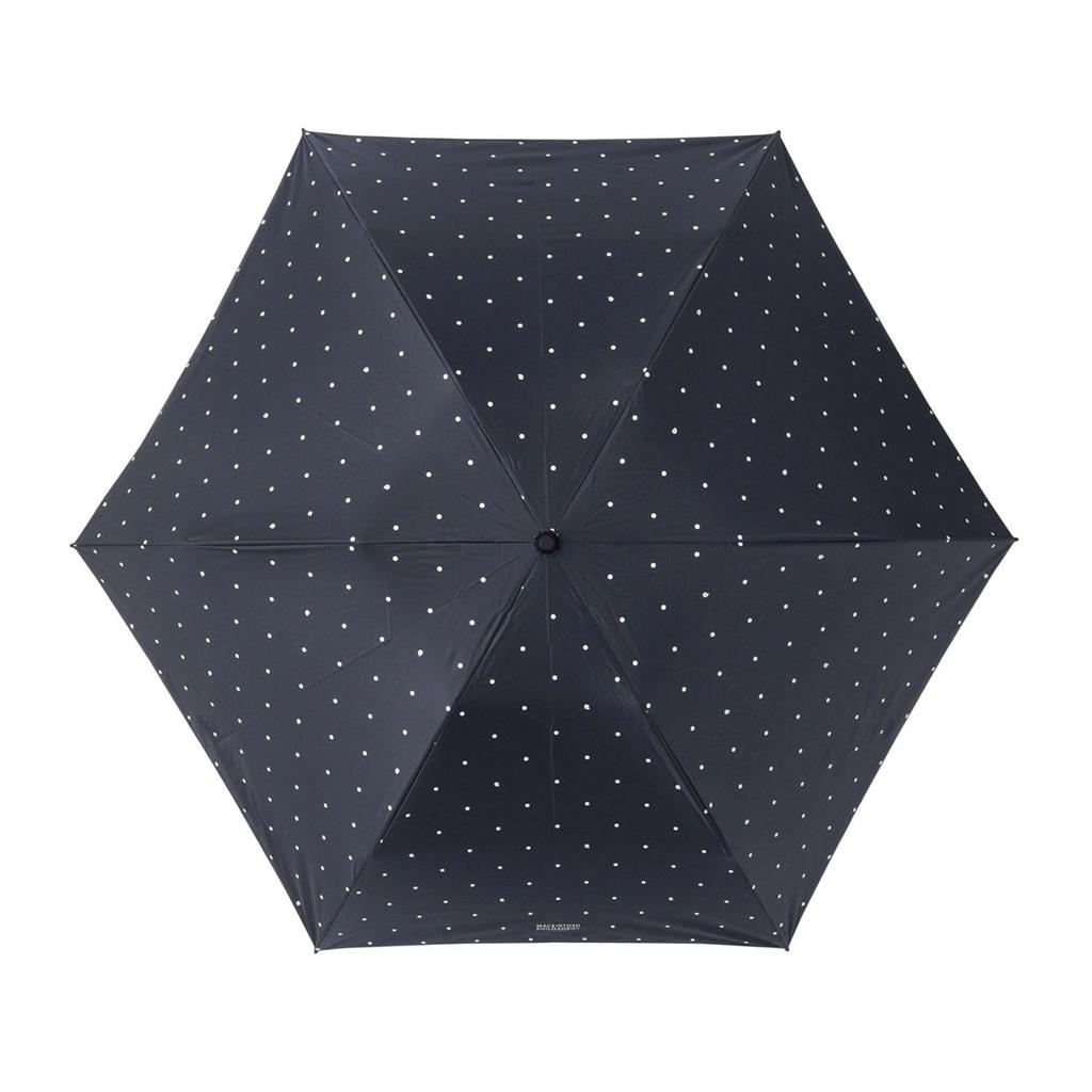Moonbat Folding Sun and Light Heat Blue [Mackintosh Philosophy] Parasol, Umbrella, Rain, Lightweight, 100% Blocking, Shielding, Ghost,