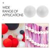 100Pcs 4Cm White Solid Round Polystyrene Balls for DIY Painting Gluing Cutting Sanding Craft Projects Wedding Christmas Party