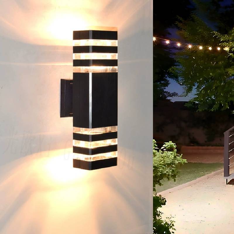 Stylish Minimalist Outdoor Wall Light Waterproof Luminaire For Entryways And Patios