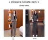 Tuta sportiva casual da donna Inverno 2025: Completo Giacca Calda con Cappuccio e Pantaloni Lunghi in Velluto #895.