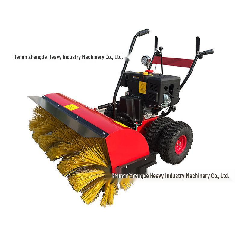 Compact Multi-Functional Snow Sweeper: Snow Removal & De-Icing Machine