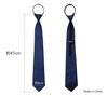 [Grandios] 14 Types of Ties, One-Touch, Stylish, Men's, Blue, with Lock, 8cm, Easy To Wear, Washable, Navy Stripe, Formal Occasions, GD-OTCHTIE-12-E
