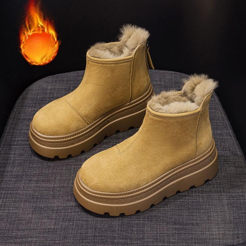 New Snow Boots and Women's Shoes with Fleece Are Fashionable, Casual and Versatile Bestsellers