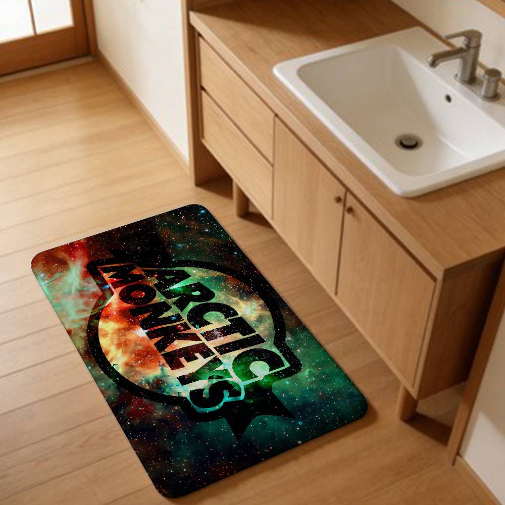A-Arctic M-Monkeys Rock Band Music Entrance Door Mat Nordic Style Bedroom Living Room Doormat Home Balcony Anti-Slip Home Decor