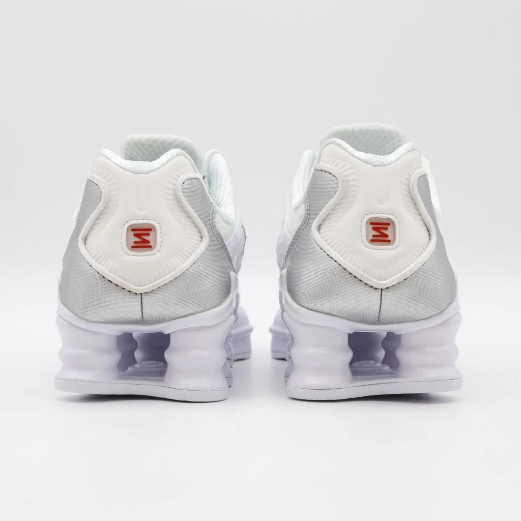 AR3566-100 Nike Shox TL White Max Orange Metallic Silver (Women's)