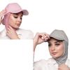 Comfortable Shawl Baseball Hat And Scarf Set Hijab Designed For Everyday Wear Headscarf