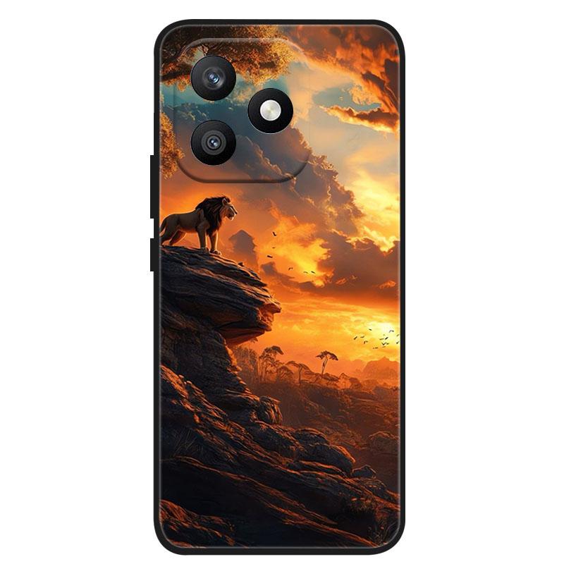 For Honor X8D Case Fashion Animal Painted Silicone Phone Back Cover For Honor X8d 4G 2026 Cases Soft TPU Shockproof Bumper Funda