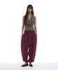 PARTIMENTO WOMEN Pwc Cotton Double Waist Harem Pants_10 Colors (Type B)