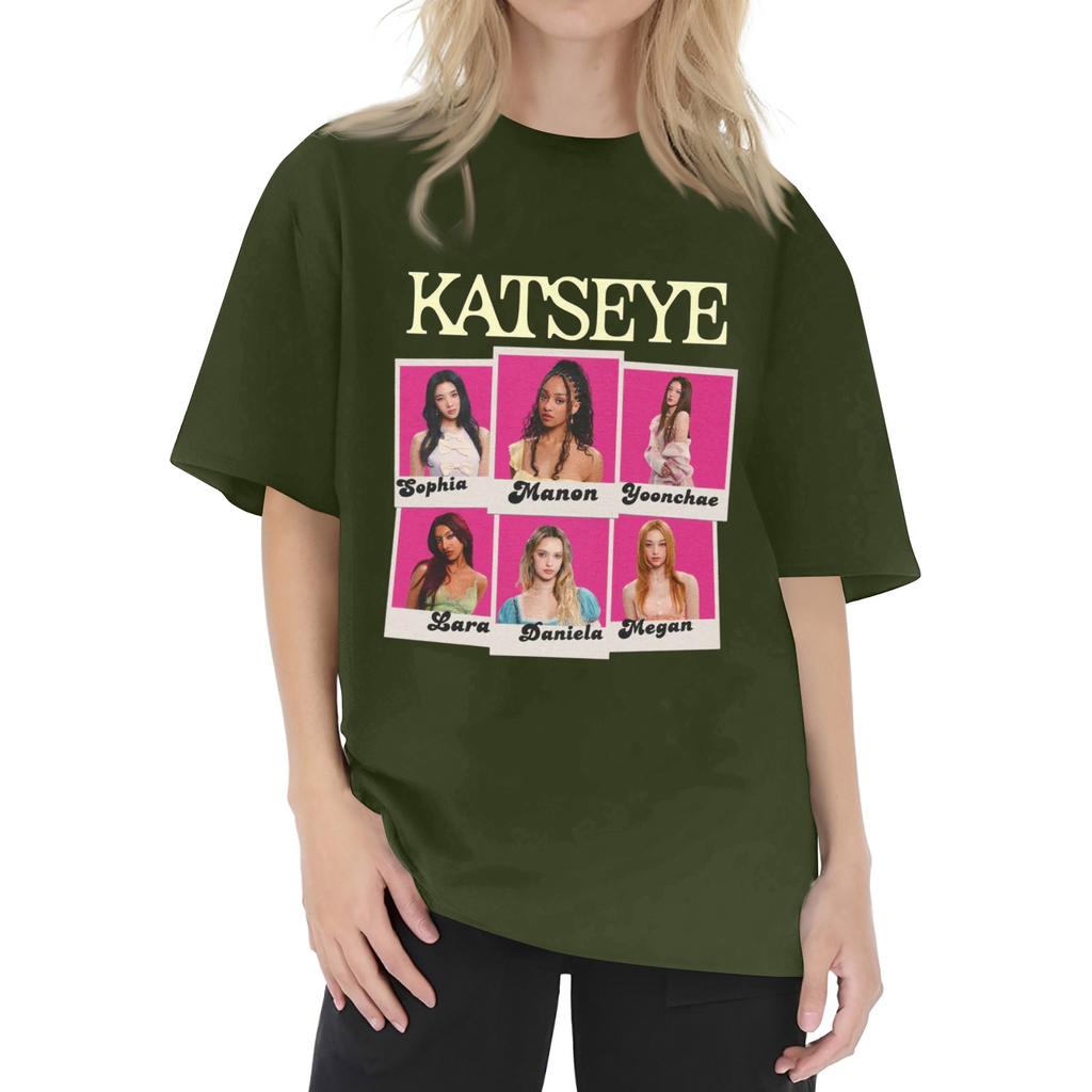 Women's Round Neck Printed Short-sleeved T-shirt Top