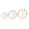 Hoop Earrings for Women Fashion Trend Micro-inlaid Zircon Small & Big Pierced Cartilage Ear Hoops Punk Jewelry Accessories E398