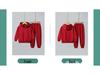 Children's Solid Color Hooded Sweatshirt Set - European and American Style for Autumn/Winter