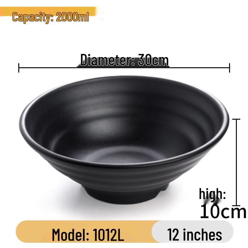 Japanese Style Melamine Ramen & Hot Pot Bowl (2-Pack)