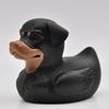 Yousheng 3D Printed Rottweiler Dog Duck Figurine, Funny Dog Duck Ornament, Desktop Entry Car Ornament Creative