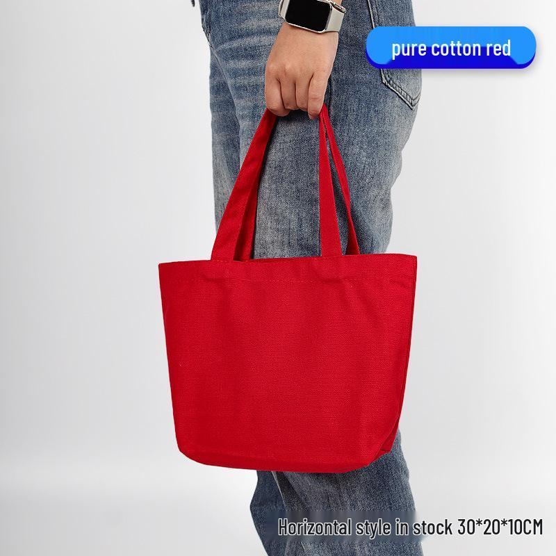 Хлопковая холщовая сумка-тоут с индивидуальным логотипом - Модная, яркая сумка