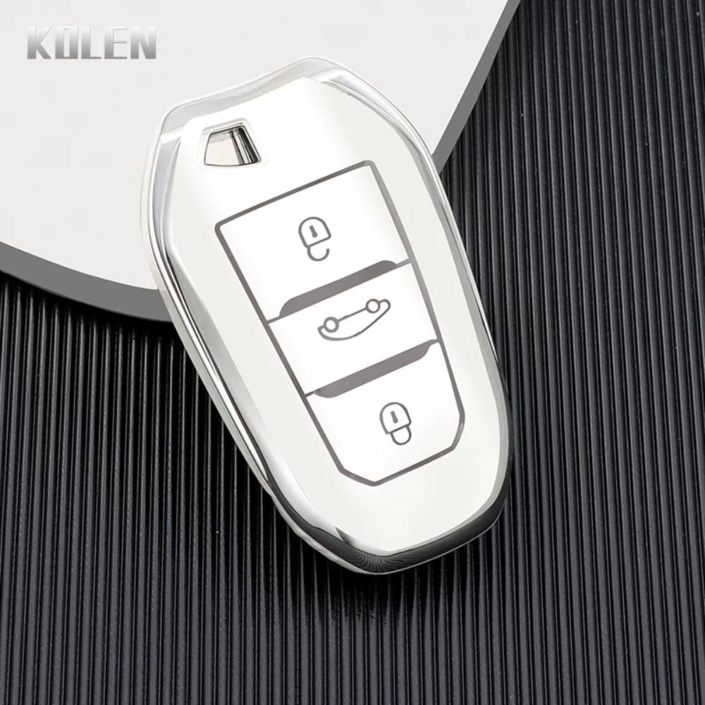 TPU Car Remote Key Case Cover Shell for Peugeot 2008 3008 4008 5008 308 408 508 Citroen C1 C2 C4 C6 C3-XR Picasso Grand DS3 DS5
